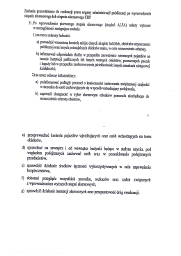 Zadania przewidziane do realizacji przez organy administracji