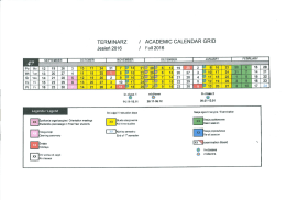 academic calendar 2016/2017
