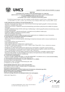 Page 1 44 U M ( S UNIWERSYTET MARII CURIE