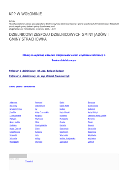 Generuj PDF - KPP w Wołominie
