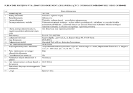 Karta informacyjna 245/2016 - BIP Urzędu Marszałkowskiego