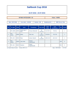 kwr 2-01 - SailBook CUP