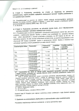 Page 1 Body 2.1.3 – 2.1.5 ostávajú v platnosti 3) V časti II