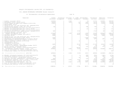 2007. évi költségvetési beszámoló kieg. melléklet számszaki része