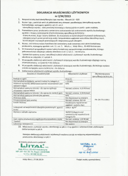 Deklaracja zgodn.- bloczek 14 - B 20