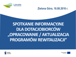 Prezentacja dr Magdaleny Balak-Hryńkiewicz - RPO WL 2014-2020