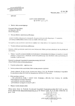 Zapytanie ofertowe