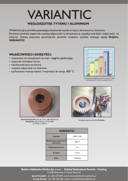 variantic - Bohler Uddeholm Polska Sp. z oo