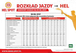 zobacz rozkład jazdy