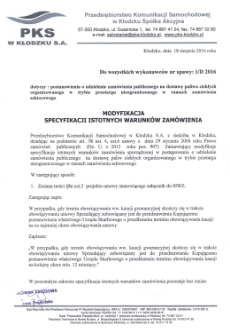 szczeg&oacute;ły - PKS KŁODZKO