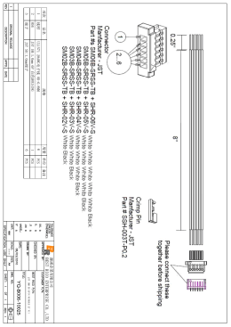 YQ-B006-10025（JST 1MM 6PIN） Model (1)