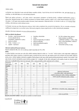 8. ročník - ZŠ a MŠ Brno, Jihomoravské nám. 2