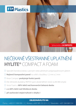 Hylite Compact a Foam - Ferona Thyssen Plastics, s.r.o.