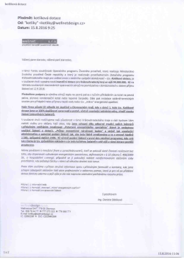 Page 1 kotlíková dotace Předmět: kotlíková dotace Od: "kotliky