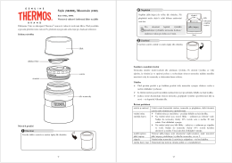 Návod - Termoska na jídlo