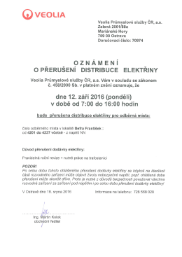 St&aacute;hnout - Veolia - Průmyslov&eacute; služby