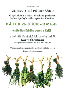 pozvánka