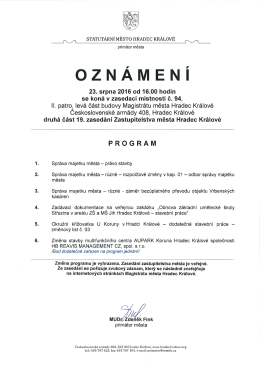 19B. ZMHK - 23.08.2016 - program