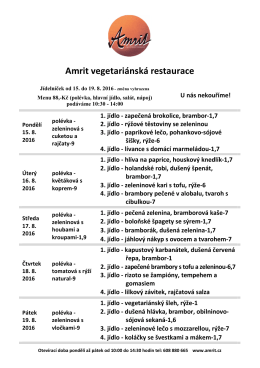 Amrit vegetariánská restaurace