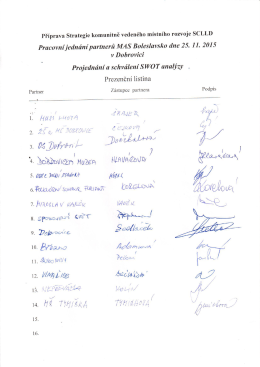 prezenční listina_projednani a schvaleni SWOT