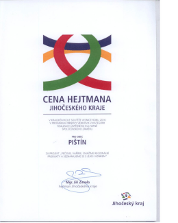 Cena hejtmana zde.