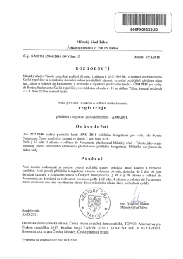 volby do Sen&aacute;tu Parlamentu Česk&eacute; republiky