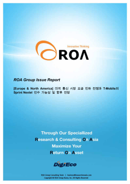 ROA Group Issue Report