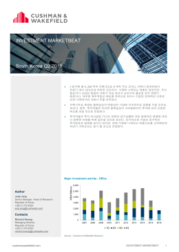 INVESTMENT MARKETBEAT South Korea Q2 2016