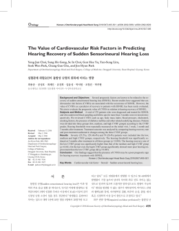 The Value of Cardiovascular Risk Factors in Predicting Hearing