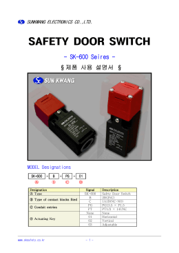 SAFETY DOOR SWITCH