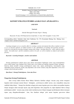 Journal Paper Format - IAIN Syekh Nurjati Cirebon
