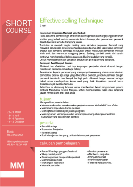 Page 1 SHORI COURSE E-EE Maret |E-| |Lmi 15-15 Agustus 11