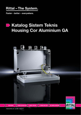 Katalog Sistem Teknis Housing Cor Aluminium GA