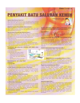 Apakah Batu Saluran Kemih Itu