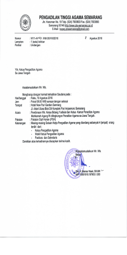 Pembinaan Waka MA RI Bidang Yudisial dan