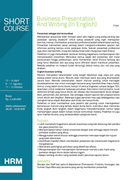 Page 1 12 - 14 April 9 - 11 Agustus 11