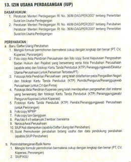 (Siup dan TDP) Sudah memiliki Izin Gangguan/HO