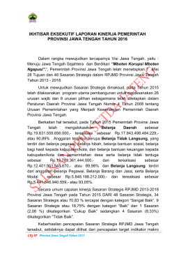 ikhtisar eksekutif - PPID Pembantu Setda Provinsi Jawa Tengah