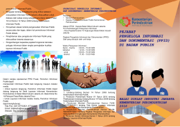 brosur PPID - Kementerian Perindustrian