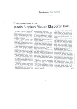 Kadin Siapkan Ribuan Eksportir Baru