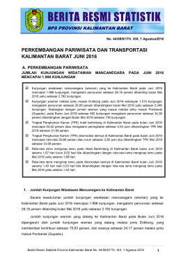Unduh BRS Ini - BPS Provinsi Kalimantan Barat