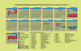 Lampiran Kalender 2016/2017 - Dinas Pendidikan Kabupaten