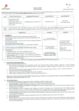 Page 1 Q - PELELANGAN y skkmigas 0192/AUG/2016 Kangean