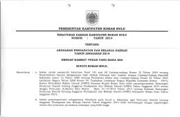 perda nomor 1 tahun 2014 - jdih kab. rokan hulu