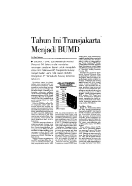 201201161006560.Tahun ini Transjakarta Menjadi BUMD