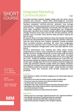 Page 1 SHORI COURSE EE-EL MET: E-1D Agustus TE