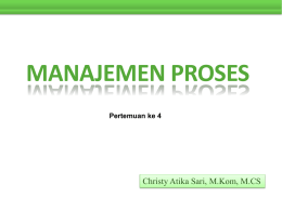 manajemen proses