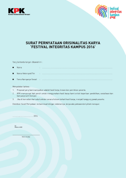 Page 1 K PK (N: Komisi Pemberantasan Korupsi \ : gol6 SURAT