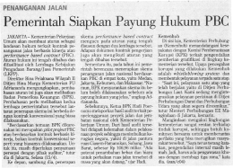 Pemerintah Siapkan Payung Hukum PBC