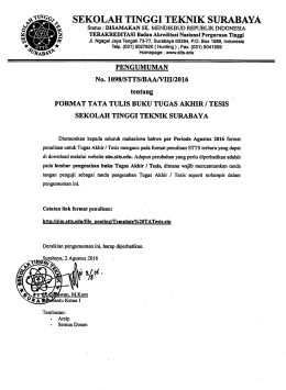 62.23 KB - Sekolah Tinggi Teknik Surabaya